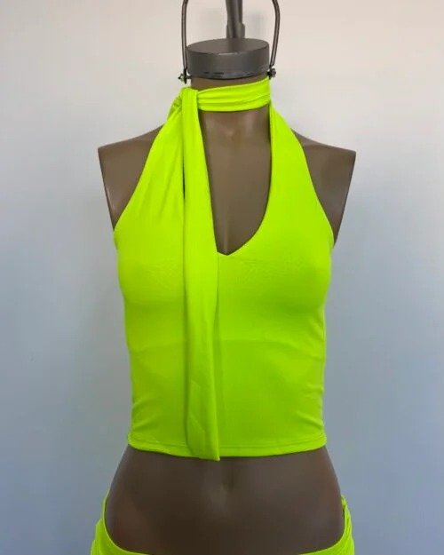 TOP FLUO MINA ESCOTE V