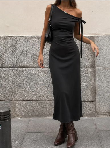 VESTIDO ROCIO MICROFIBRA LARGO