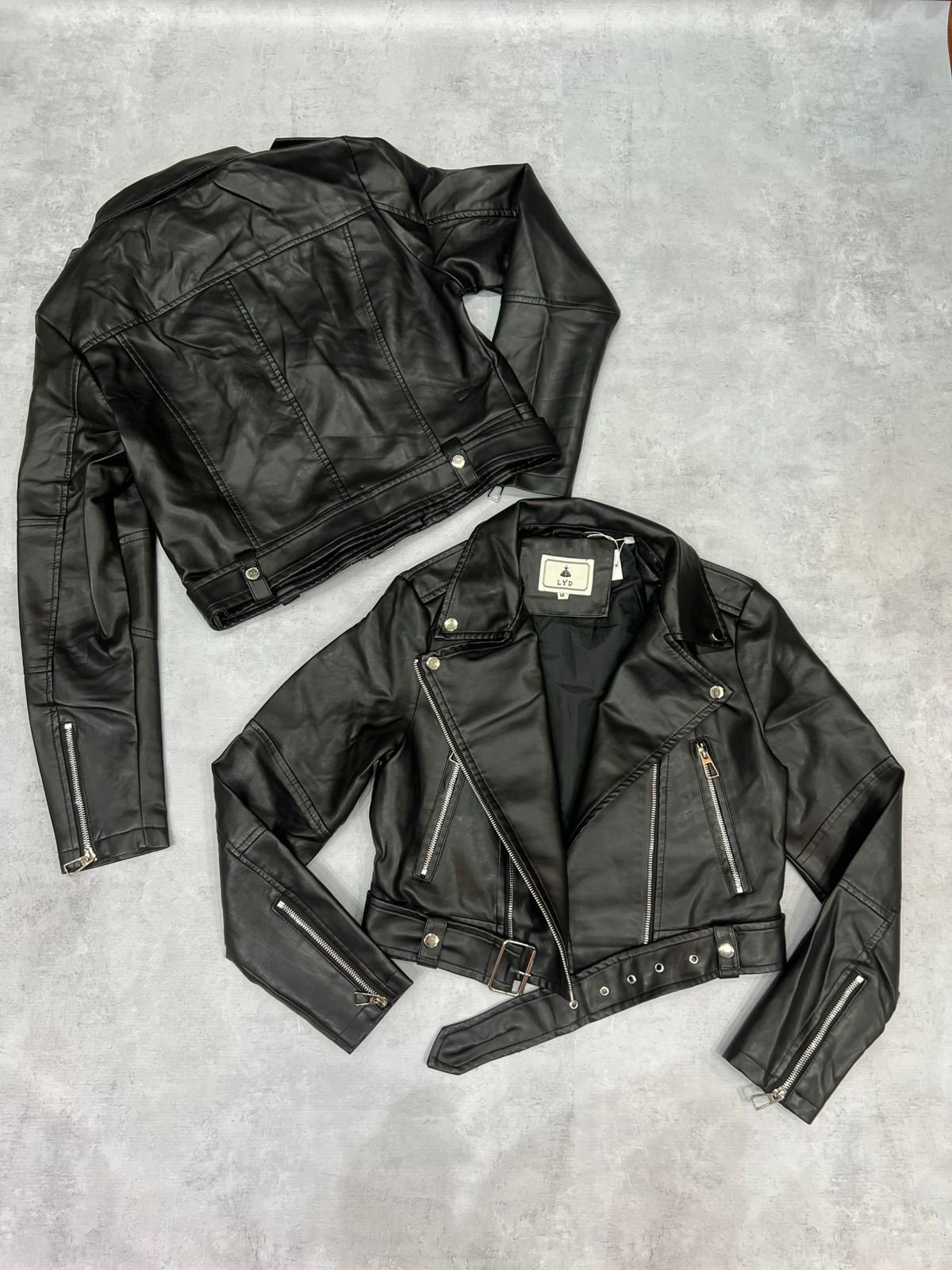 CAMPERA AMBAR DE CUERINA